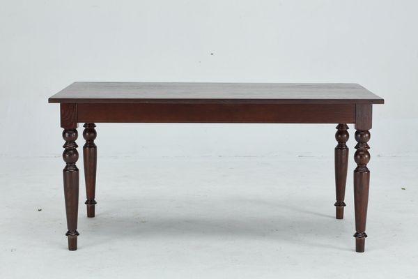 American Oak Turned-Leg Dining Table - American Oak collection