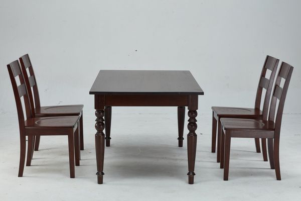 American Oak Dining Set (Table & Chairs) - American Oak collection
