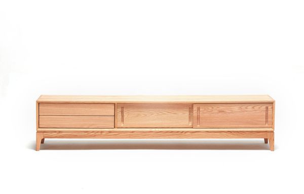 Nordic Solid Wood TV Stand - Nordic Natural Wood collection