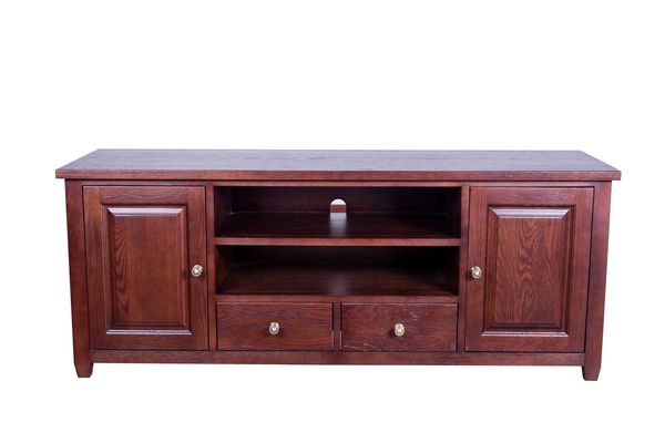 American Oak 2-Door TV Stand - American Oak collection
